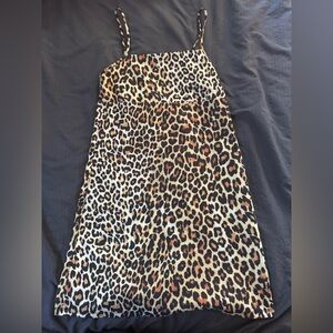 Zara Leopard Print Mini Dress